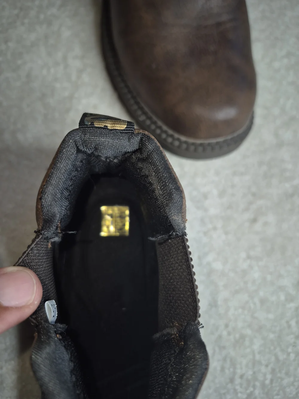 Men's Chelsea Boots in Dark Brown Leather